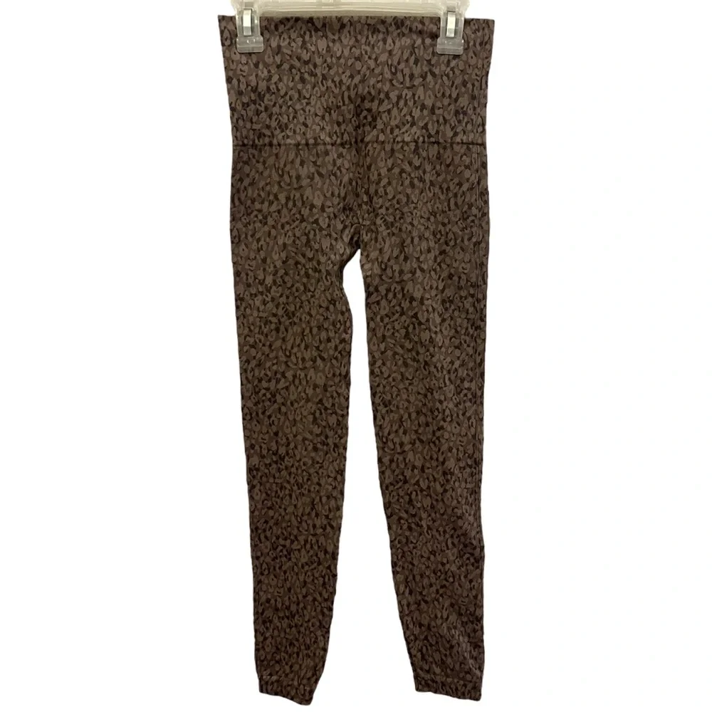 Spanx Look At Me Now Seamless Leggings Animal Leopard Print Women’s Small Size - Picture 2 of 4
